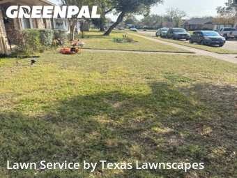 Lawn Cutin Garland,75042,Yard Mowing by Texas Lawnscapes, work completed in Dec , 2025