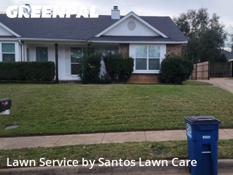 Grass Cuttingin Euless,76039,Lawn Service by Santos Lawn Care , work completed in Jan , 2026