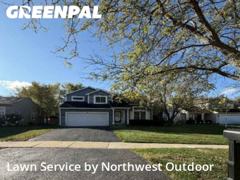 Lawn Cutting in Lake In The Hills, 60156, Backyard Mowing by Northwest Outdoor, work completed in Nov , 2025