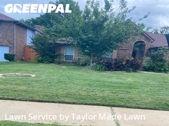Lawn Cutin Flower Mound,75028,Lawn Maintenance by Taylor Made Lawn , work completed in Jun , 2026