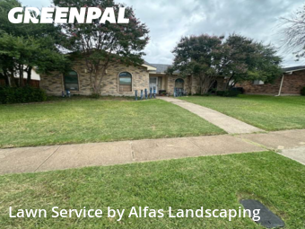 Yard Mowingin The Colony,75056,Lawn Care Service by Alfas Landscaping, work completed in Nov , 2025