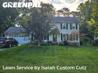 Lawn Mowin Matthews,28105,Grass Cutting by Isaiah Custom Cutz, work completed in Oct , 2025