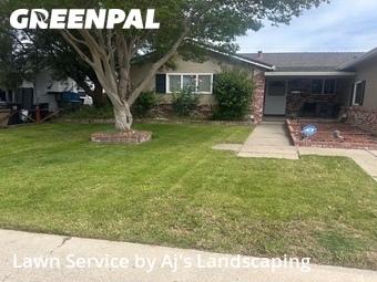 Lawn mowing work completed in Manteca, CA