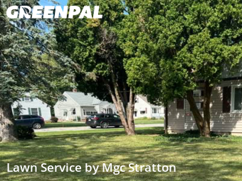Front Yard Mowing in Fairview Park, 44126, Lawn Work by Mgc Stratton, work completed in Oct , 2025