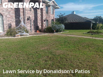 Grass Cutting in Rowlett, 75088, Lawn Care by Donaldson's Patios, work completed in Dec , 2025