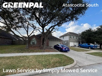 Grass Cutin Humble,77346,Grass Cutting by Simply Mowed Service, work completed in Jan , 2026