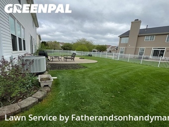 Grass Cuttingin Palatine,60074,Lawn Mowing by Fatherandsonhandyman, work completed in Jun , 2026