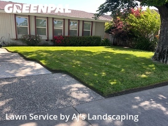Lawn mowing work completed in Modesto, CA