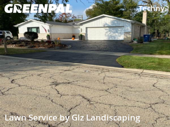 Yard Maintenance in Northbrook, 60062, Lawn Management by Glz Landiscaping, work completed in Nov , 2025
