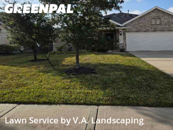 Lawn Maintenancein Spring,77386,Grass Cut by V.A. Landscaping, work completed in Dec , 2025
