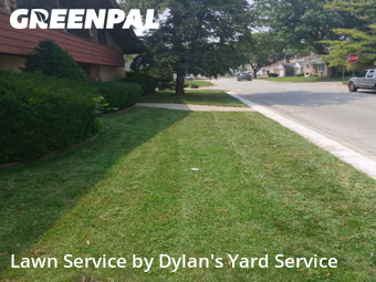 Lawn Work in Melrose Park, 60160, Front Yard Mowing by Dylan's Yard Service , work completed in Nov , 2025
