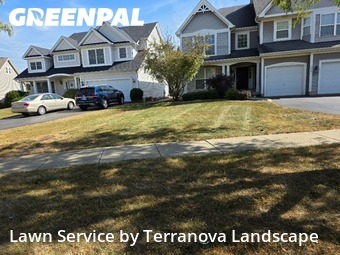 Lawn Services in Bartlett, 60103, Backyard Mowing by Terranova Landscape, work completed in Nov , 2025