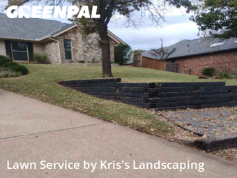 Yard Mowingin Edmond,73013,Lawn Service by Kris's Landscaping , work completed in Feb , 2026