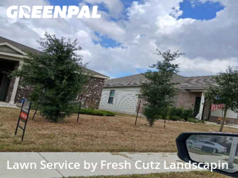 Lawn Servicein Seguin,78155,Lawn Cutting by Fresh Cutz Landscapin, work completed in Dec , 2025