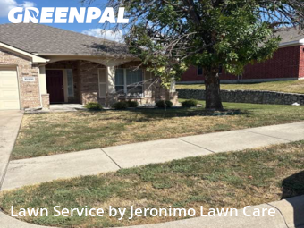 Lawn Cutin Benbrook,76126,Lawn Mow by Jeronimo Lawn Care , work completed in Nov , 2025