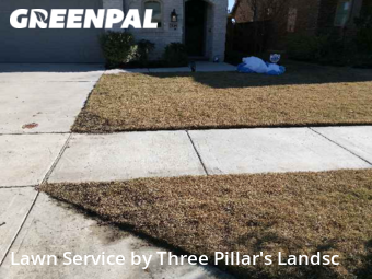 Yard Upkeep in Heartland, 75126, Grass Cutting by Three Pillars Landsca, work completed in Nov , 2025
