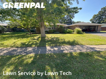 Yard Services in Huber Heights, 45424, Grass Cutting by Lawn Tech, work completed in Oct , 2025