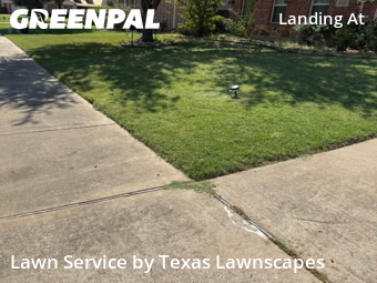 Yard Mowingin Frisco,75036,Lawn Cutting by Texas Lawnscapes, work completed in Dec , 2025
