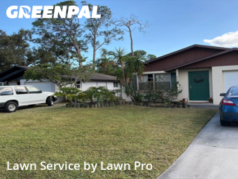 Yard Management in Sarasota, 34231, Grass Services by Lawn Pro, work completed in Dec , 2025