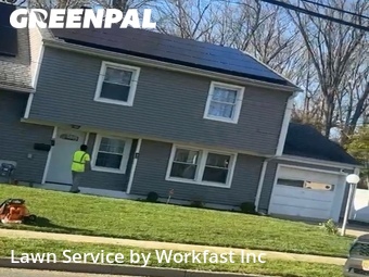 Lawn mowed in Edison, 8817