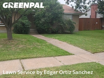 Lawn Mowing Servicein Garland,75041,Lawn Mowing by Edgar Ortiz Sanchez, work completed in Jun , 2026