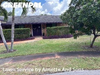 Lawn Mowingin Plantation,33317,Grass Cutting by Arnette And Sons, work completed in Jun , 2026