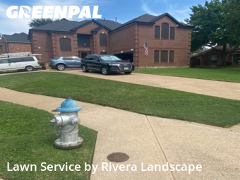 Grass Cutin Flower Mound,75028,Yard Cutting by Rivera Landscape , work completed in Feb , 2026