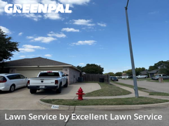 Lawn Mowin Saginaw,76179,Lawn Care by Excellent Lawn Service, work completed in Oct , 2025