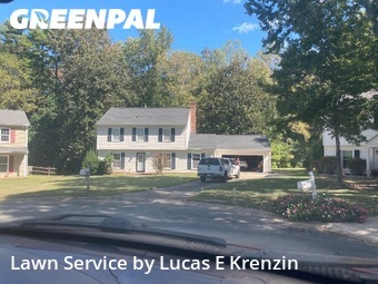 Yard Cuttingin Matthews,28105,Grass Cut by Lucas E Krenzin, work completed in Oct , 2025