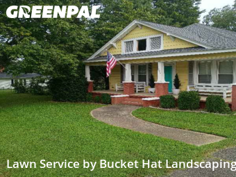 Lawn Mowingin Kannapolis,28081,Lawn Cut by Bucket Hat Landscaping, work completed in Oct , 2025