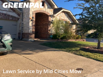 Lawn Cuttingin Lewisville,75056,Lawn Service by Mid Cities Mow, work completed in Nov , 2025