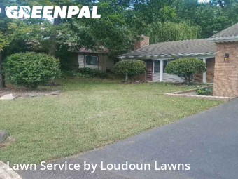 Lawn Management in Sterling, 20164, Front Yard Mowing by Loudoun Lawns, work completed in Dec , 2025