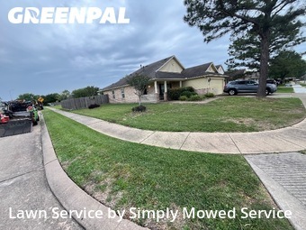 Lawn Mowing Servicein Pearland,77581,Lawn Care Service by Simply Mowed Service, work completed in Jun , 2026