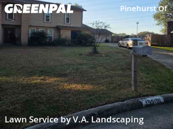 Lawn Mowing Servicein Humble,77346,Grass Cutting by V.A. Landscaping, work completed in Dec , 2025