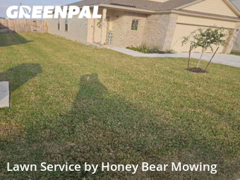 Grass Cutin New Braunfels,78130,Lawn Mow by Honey Bear Mowing, work completed in Dec , 2025