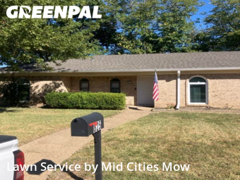 Yard Cuttingin Bedford,76021,Lawn Care Service by Mid Cities Mow, work completed in Dec , 2025