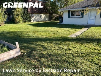 Backyard Mowing in Clinton Township, 48035, Weed Trimming by Eastside Repair, work completed in Nov , 2025