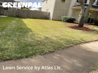 Lawn Carein Pearland,77584,Lawn Cut by Atlas Llc, work completed in Dec , 2025