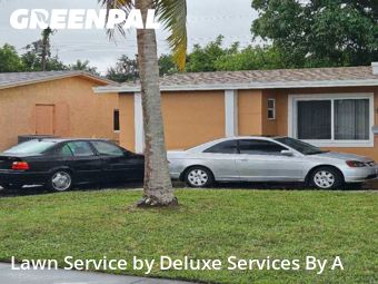 Lawn Servicein Sunrise,33313,Lawn Service by Deluxe Services By A, work completed in Dec , 2025