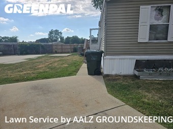 Backyard Mowing in Chicago Heights, 60411, Yard Work by AALZ GROUNDSKEEPING, work completed in Nov , 2025