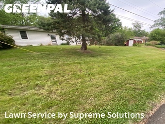 Lawn mowed in Lake In The Hills, 60156