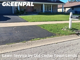 Lawn Servicein Aurora,60504,Yard Mowing by Old Cedar Town Lands, work completed in Jun , 2026