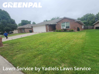 Lawn Cutin Midwest City,73110,Lawn Maintenance by Yadiels Lawn Service, work completed in Feb , 2026