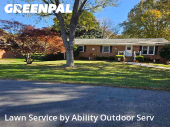 Yard Mowingin Huntersville,28078,Yard Cutting by Ability Outdoor Serv, work completed in Dec , 2025