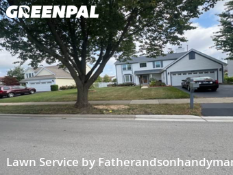 Lawn Cuttingin Palatine,60074,Lawn Care by Fatherandsonhandyman, work completed in Oct , 2025