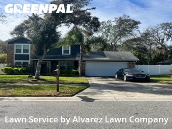 Yard Cuttingin Pine Hills,32818,Lawn Mow by Alvarez Lawn Company, work completed in Dec , 2025