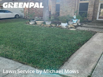 Grass Cutin Flower Mound,75028,Lawn Cut by Michael Mows, work completed in Dec , 2025