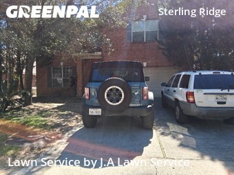 Lawn Maintenancein The Woodlands,77382,Lawn Mowing by J.A Lawn Service, work completed in Oct , 2025