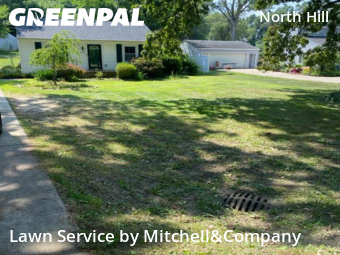 Front Yard Mowing in Rochester Hills, 48306, Grass Care by Mitchell&Company, work completed in Nov , 2025