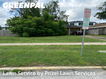 Grass Cutin Bellaire,77401,Lawn Service by Prizel Lawn Services, work completed in Dec , 2025